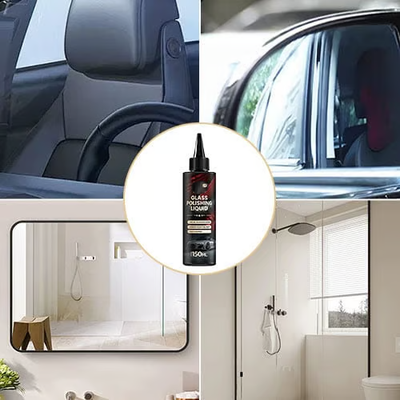 Car glass cleaner - anti-fog and oil-resistant