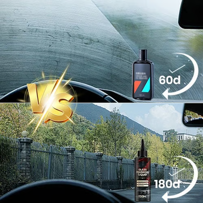 Car glass cleaner - anti-fog and oil-resistant
