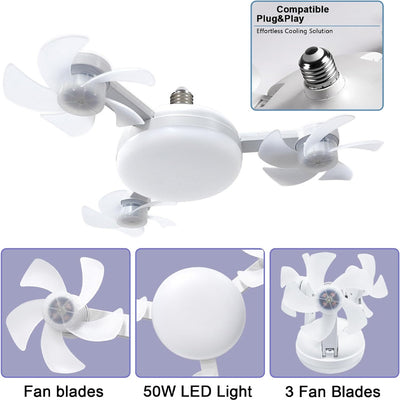 Smart remote control fan light