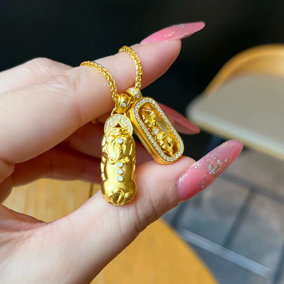Vajra diamond pendant necklace