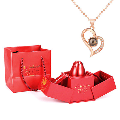 Lift rose gift box