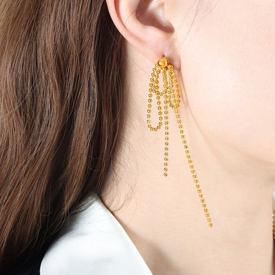 Tassel Pendant Earrings
