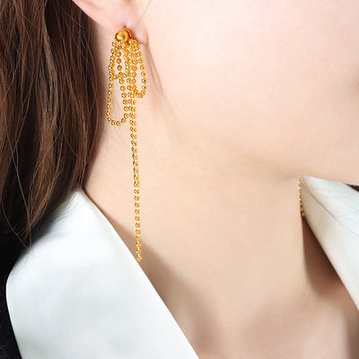 Tassel Pendant Earrings