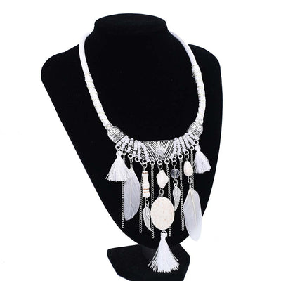 Bohemian Feather Necklace