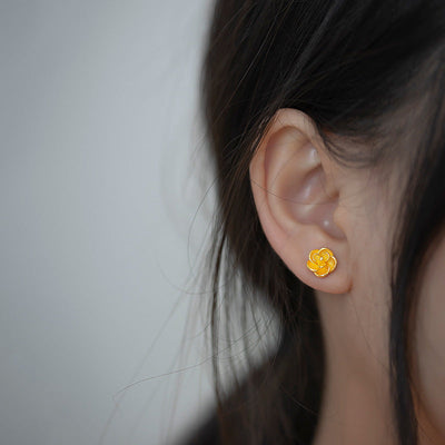 Small flower earrings