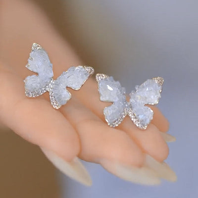 Butterfly Pearl Ring Bracelet Necklace Earrings