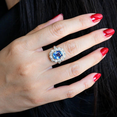 Sparkling Crystal Ring Collection