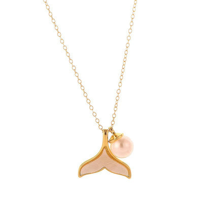 Fish tail pendant necklace or earrings
