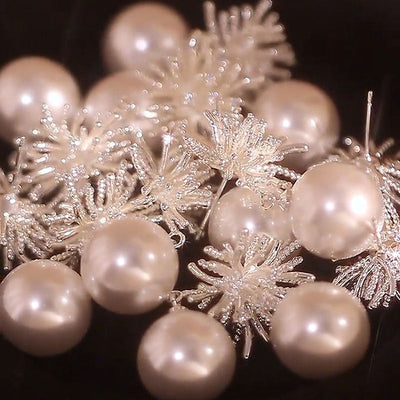 Fireworks Natural Freshwater Pearl Earrings