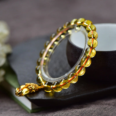 The Financial Security ? Citrine Bracelet