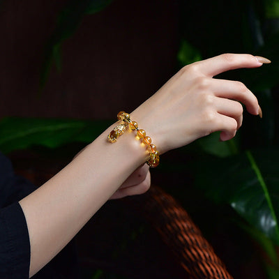The Financial Security ? Citrine Bracelet