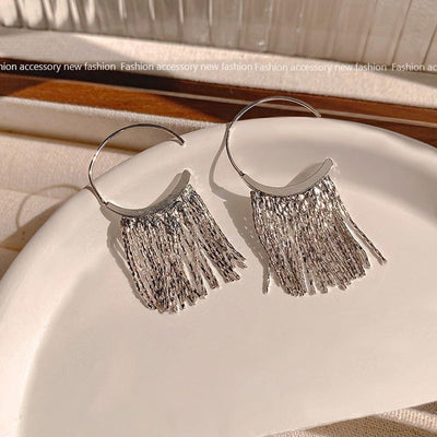 High-end Tassel Chain Earrings