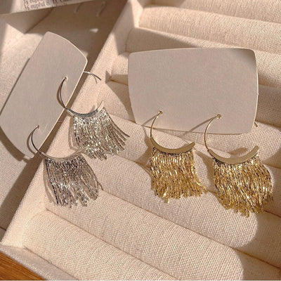 High-end Tassel Chain Earrings