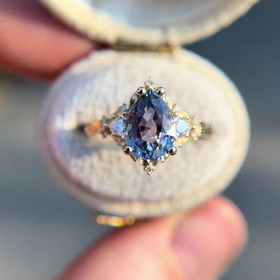 Whale Falls with You • Aquamarine Ring