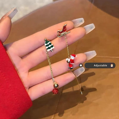Christmas earrings adjustable earrings