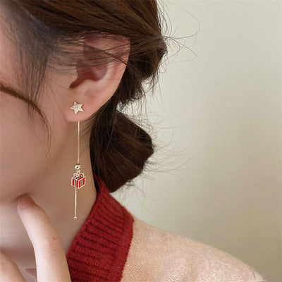 Christmas earrings adjustable earrings