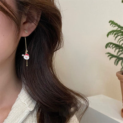 Christmas earrings adjustable earrings