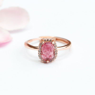 Lucky Beast Natural Tourmaline Ring