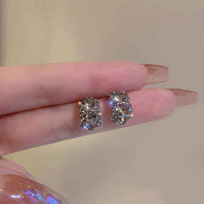 Shiny Diamond Earrings