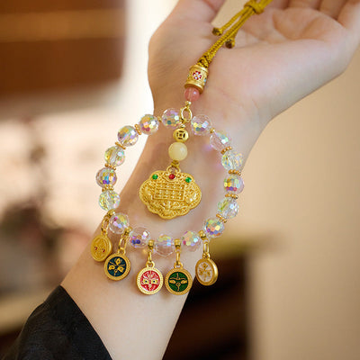 Lucky Colorful Natural Crystal Pendant