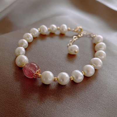 Companion?Crystal Pearl Bracelet