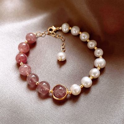 Companion?Crystal Pearl Bracelet