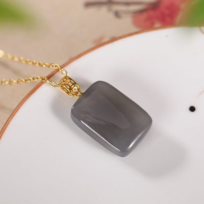 Smoked Purple ? Agate Necklace