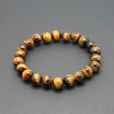Yellow Tiger Eye Stone Agate Bracelet
