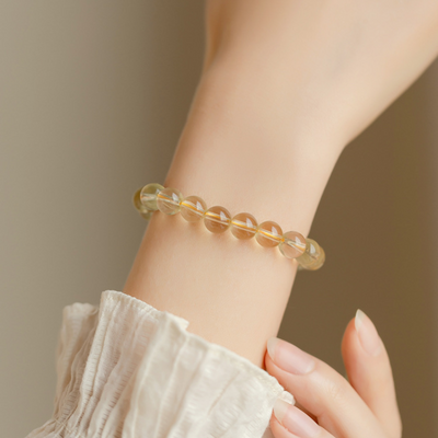 Wealth Mastery • Titanium Crystal Bracelet