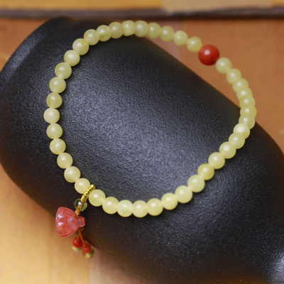 Lotus Pod • Natural Beeswax Bracelet