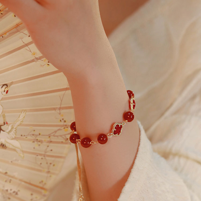 Lucky • Chrysoprase four-leaf clover Bracelet
