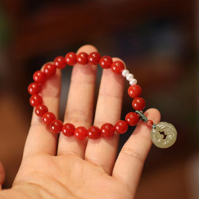 Fox • Red Agate bracelet
