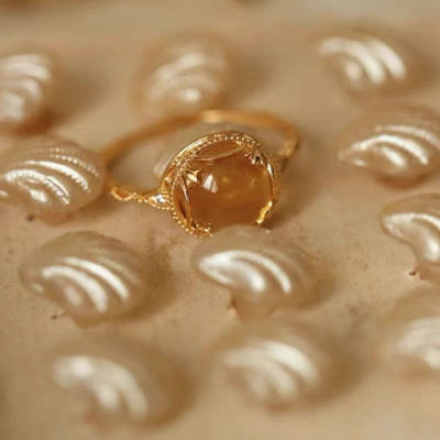 "Fortune" Natural Citrine Ring
