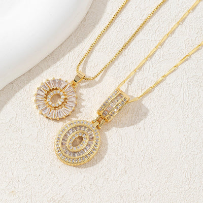 Diamond 26 English Letter Necklace