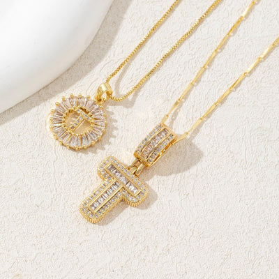 Diamond 26 English Letter Necklace