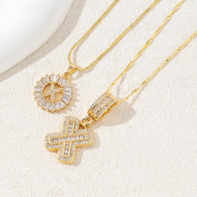 Diamond 26 English Letter Necklace