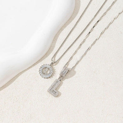 Diamond 26 English Letter Necklace