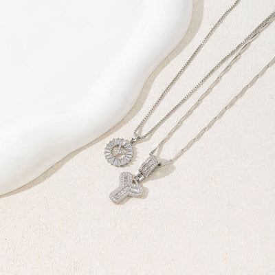 Diamond 26 English Letter Necklace