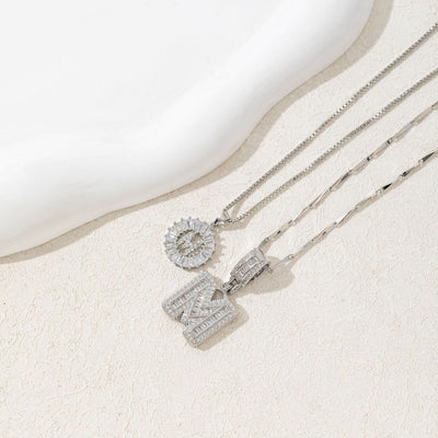 Diamond 26 English Letter Necklace