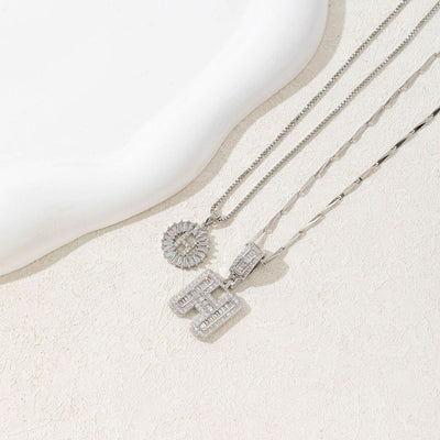 Diamond 26 English Letter Necklace
