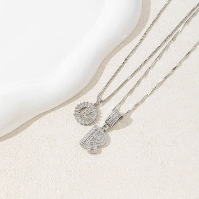 Diamond 26 English Letter Necklace