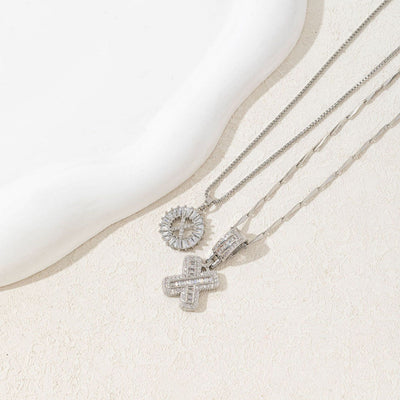 Diamond 26 English Letter Necklace