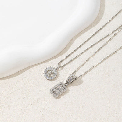 Diamond 26 English Letter Necklace