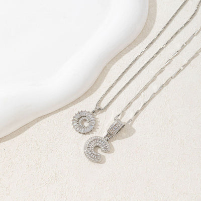 Diamond 26 English Letter Necklace