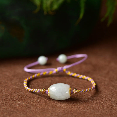 Lucky Beads • Braided Rope Bracelet