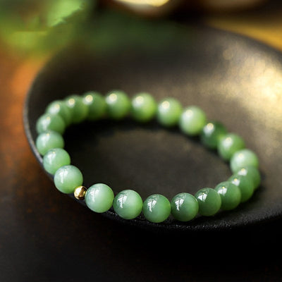 Natural Emerald Jasper Bracelet