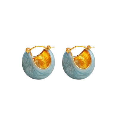 Spherical Candy Color Earrings