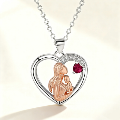 Warm Mother's Love Pendant Necklace