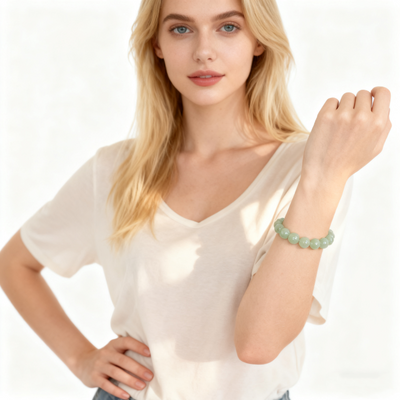 Light Ice “Clear Water” Hetian Jade Bracelet