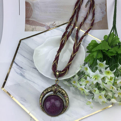 Round Hollow Sweater Chain